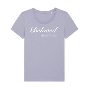 T-shirt Women Beloved Kleur: Lavender